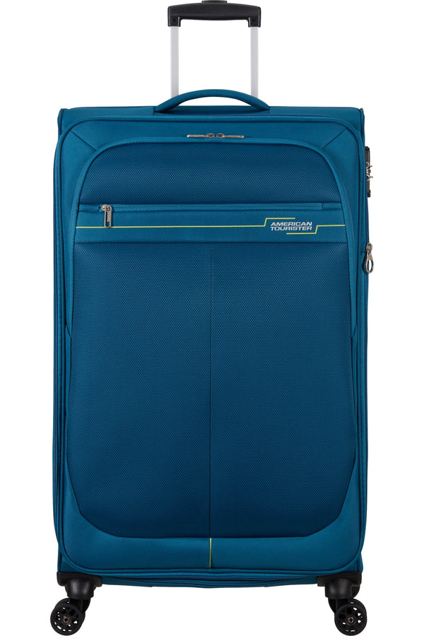 מזוודה גדולה American Tourister Deep Dive – טורקיז/ליים – תמונת גלריה 1