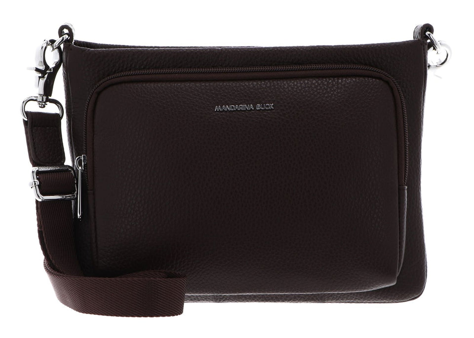 תיק צד Mandarina Duck Mellow Leather FZT05 בצבע Espresso | P10FZT05B01 | תמונה 1