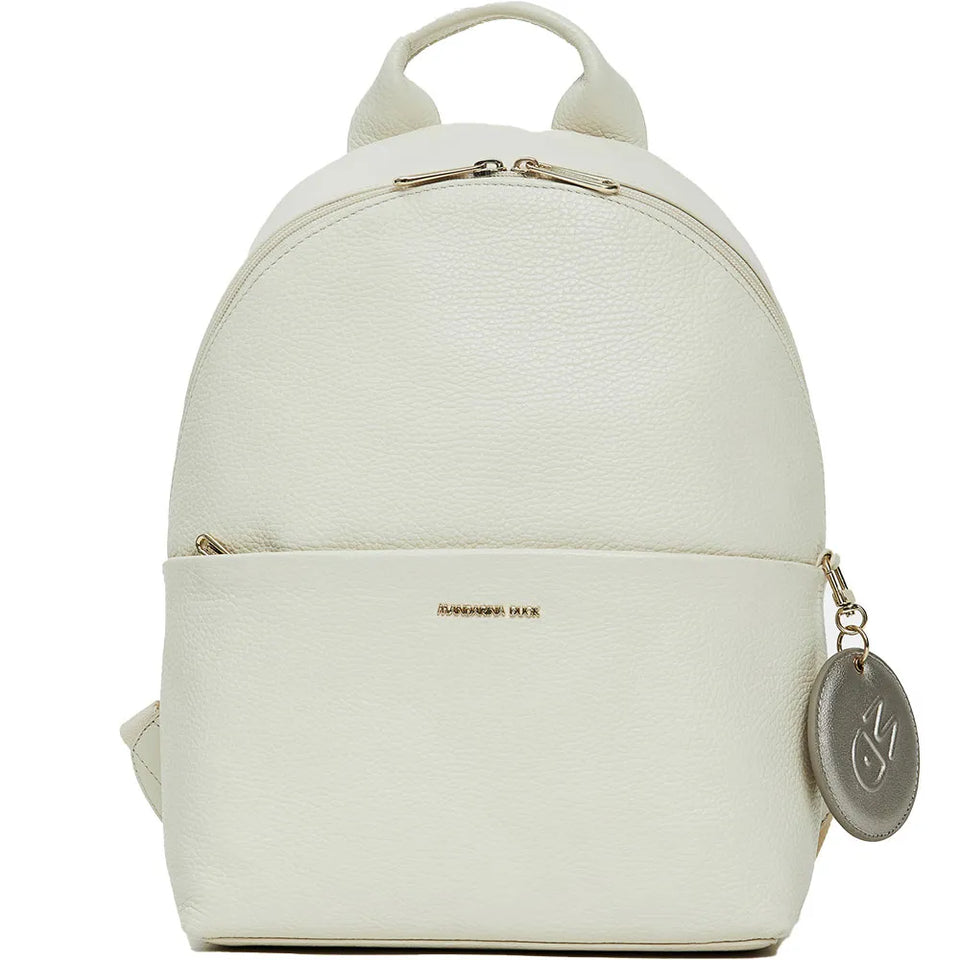 תיק גב Mandarina Duck Mellow Leather FZT46 בצבע Almond | P10FZT4628S | תמונה 1