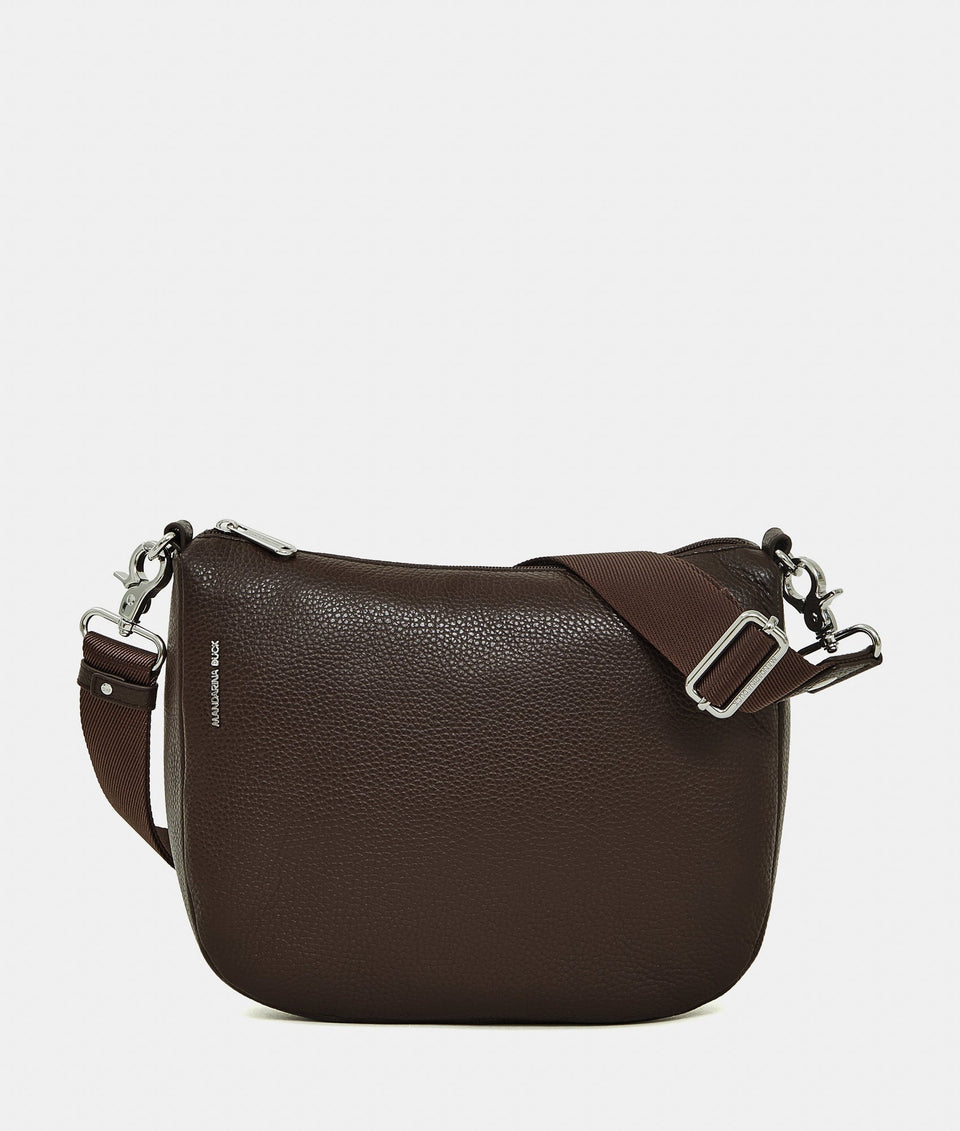 תיק כתף Mandarina Duck Mellow Leather FZT79 בצבע אספרסו | P10FZT79B01 | תמונה 1