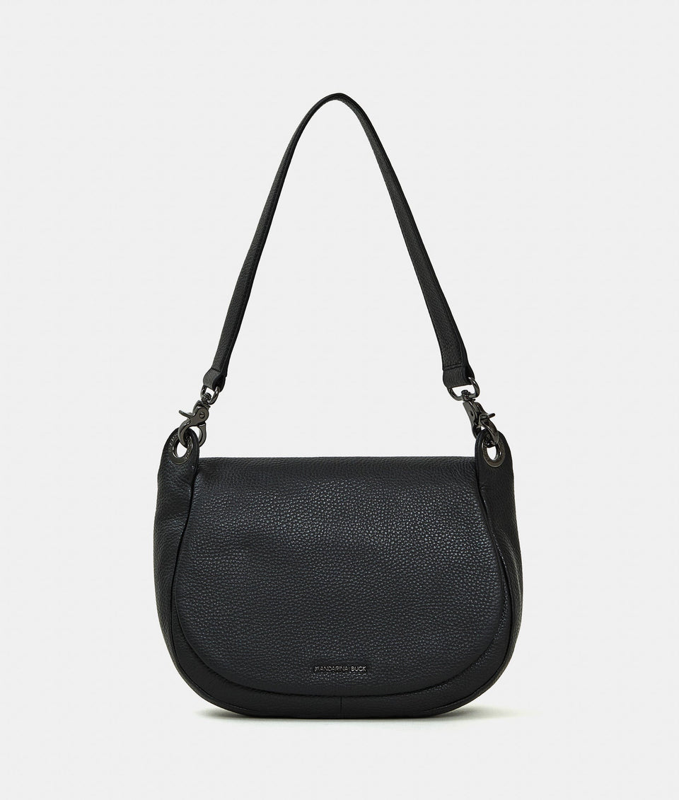 תיק צד Mandarina Duck Mellow Leather FZTA9 בצבע שחור | P10FZTA9001 | תמונה 1