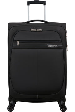 מזוודה בינונית American Tourister Deep Dive – שחור/אפור – תמונת גלריה 1