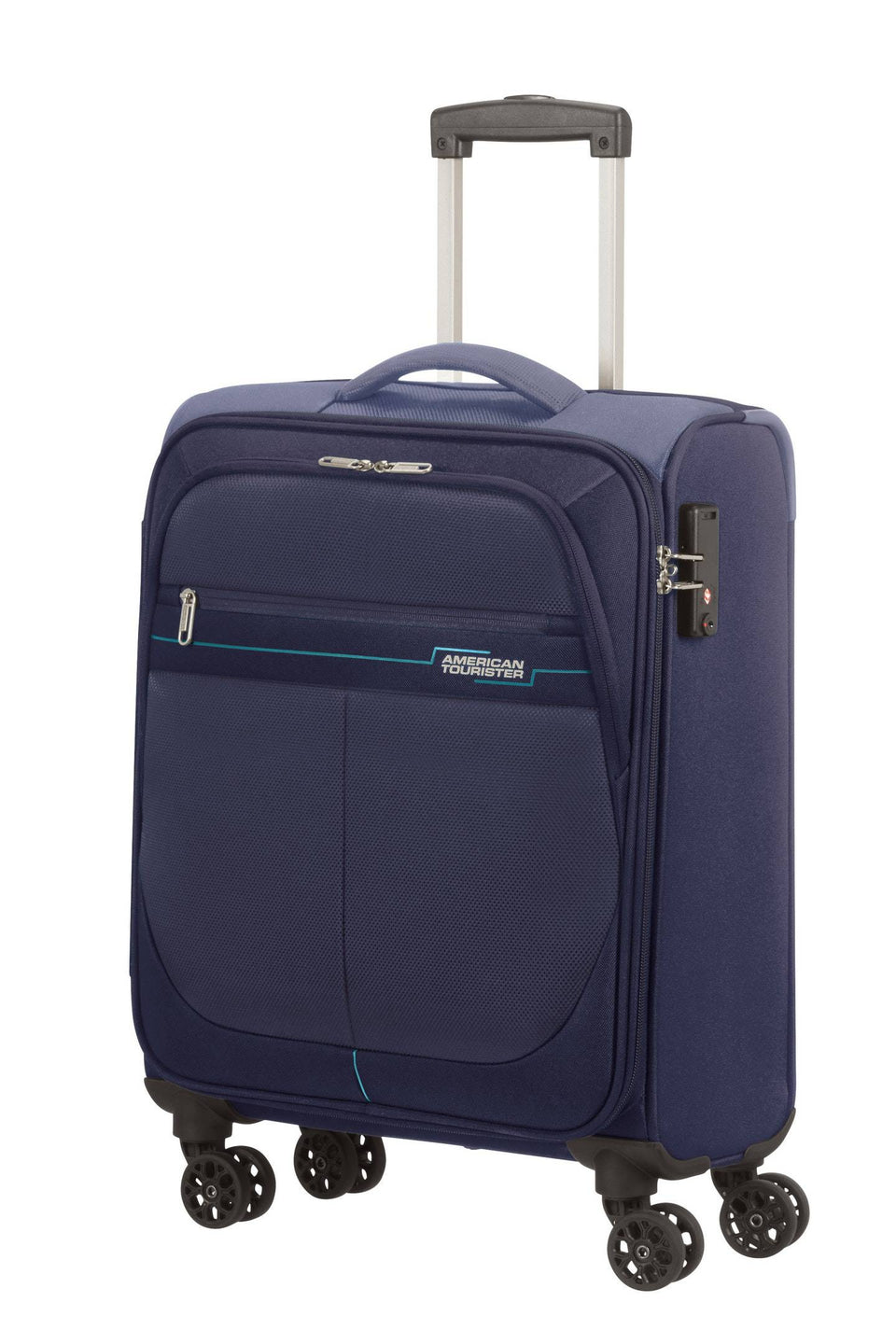 טרולי 55 ס״מ American Tourister Deep Dive – כחול נייבי/כחול – תמונת גלריה 1