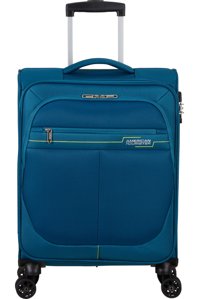 טרולי 55 ס״מ American Tourister Deep Dive – טורקיז/ליים – תמונת גלריה 1
