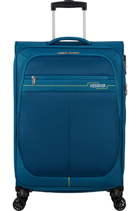 מזוודה בינונית American Tourister Deep Dive – טורקיז/ליים – תמונת גלריה 1