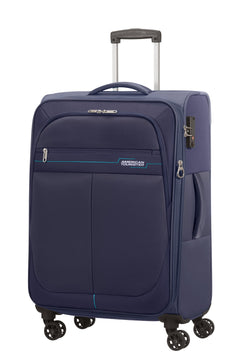 מזוודה בינונית American Tourister Deep Dive – כחול נייבי/כחול – תמונת גלריה 1