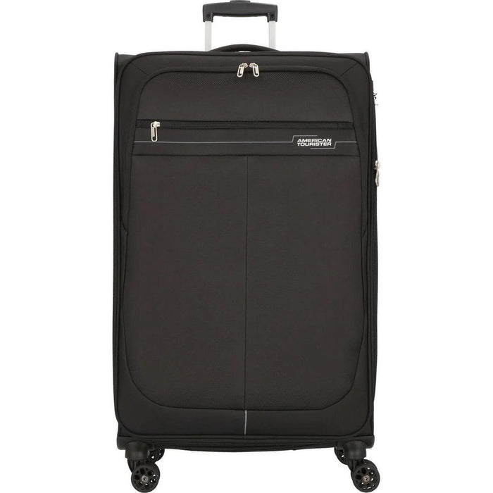 מזוודה גדולה American Tourister Deep Dive – שחור/אפור – תמונת גלריה 1