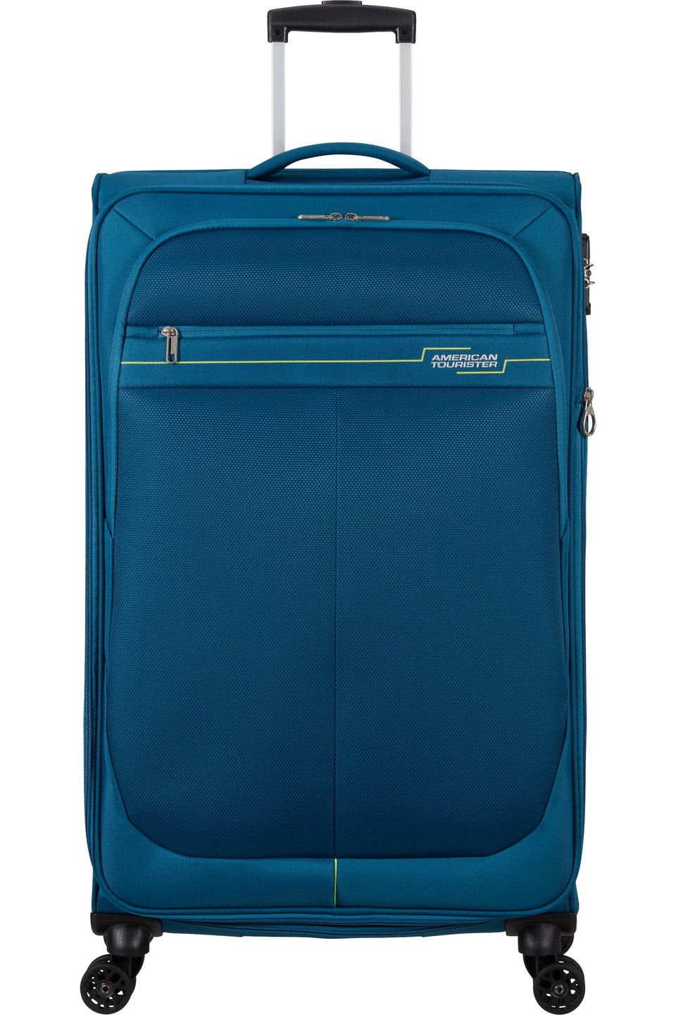מזוודה גדולה American Tourister Deep Dive – טורקיז/ליים – תמונת גלריה 1