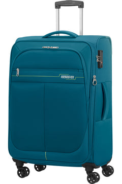 מזוודה בינונית American Tourister Deep Dive – טורקיז/ליים – תמונת גלריה 2