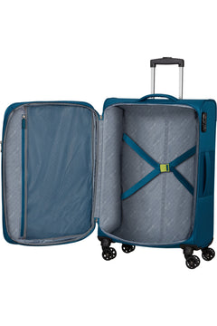 מזוודה בינונית American Tourister Deep Dive – טורקיז/ליים – תמונת גלריה 3