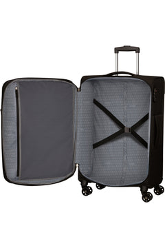 מזוודה בינונית American Tourister Deep Dive – שחור/אפור – תמונת גלריה 3