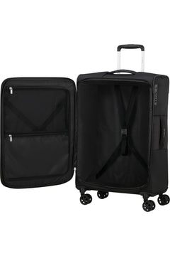 מזוודה 68 ס״מ מתרחבת Samsonite Urbify – שחור – תמונת גלריה 3