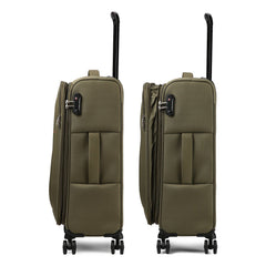 טרולי 55 ס״מ American Tourister Nitestream – זית/כתום – תמונת גלריה 5