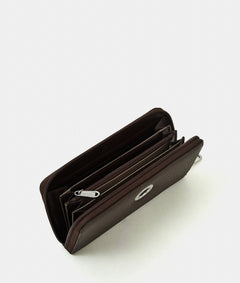 ארנק עור Mandarina Duck Mellow Leather FZP61 בצבע אספרסו | P10FZP61B01 | תמונה 4