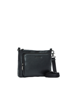 תיק צד Mandarina Duck Mellow Leather FZT05 בצבע שחור | P10FZT05001 | תמונה 2