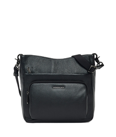 תיק צד Mandarina Duck Mellow Leather FZT10 בצבע שחור | P10FZT10001 | תמונה 1