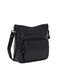 תיק צד Mandarina Duck Mellow Leather FZT10 בצבע שחור | P10FZT10001 | תמונה 2