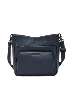 תיק צד Mandarina Duck Mellow Leather FZT10 בצבע כחול כהה | P10FZT1008Q | תמונה 1