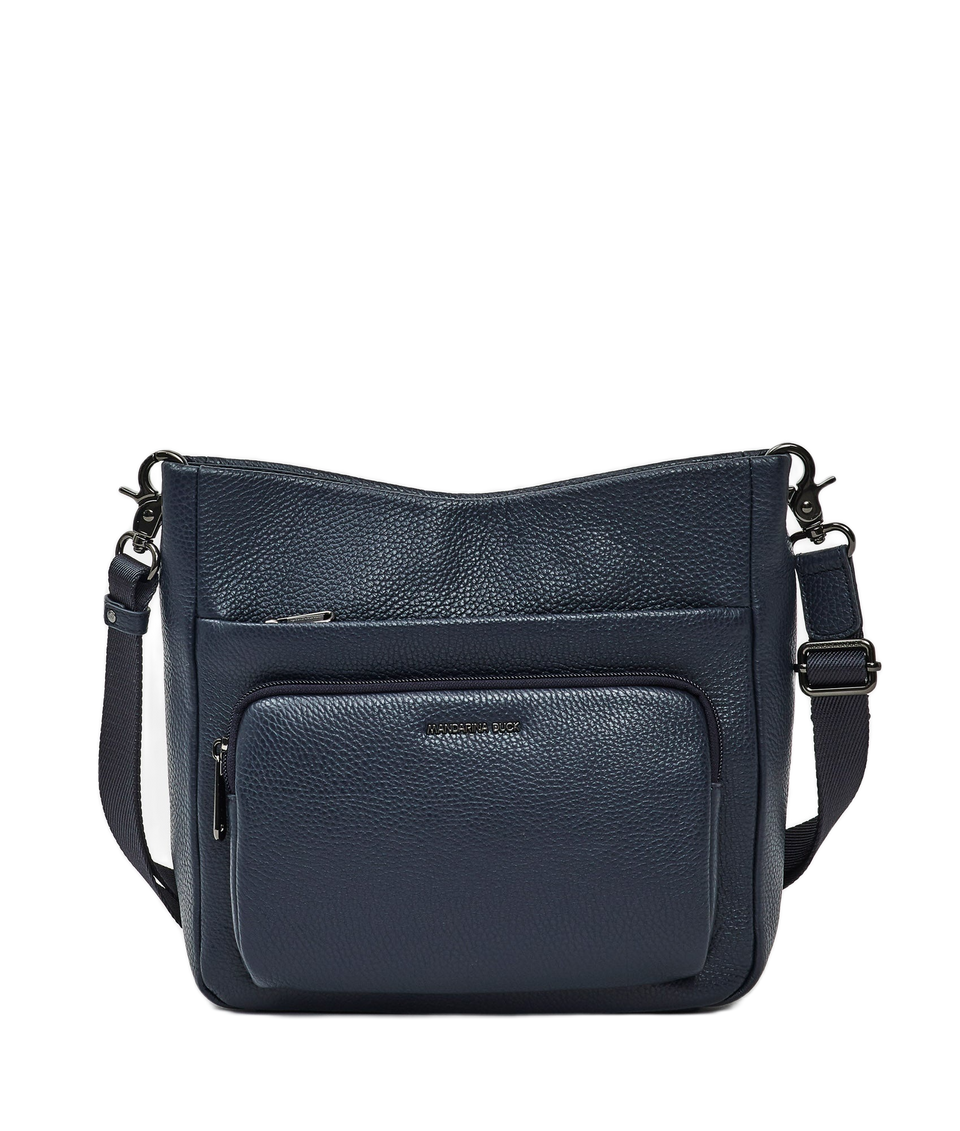 תיק צד Mandarina Duck Mellow Leather FZT10 בצבע כחול כהה | P10FZT1008Q | תמונה 1