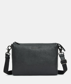 תיק צד Mandarina Duck Mellow Leather FZT12 בצבע שחור | P10FZT12001 | תמונה 2