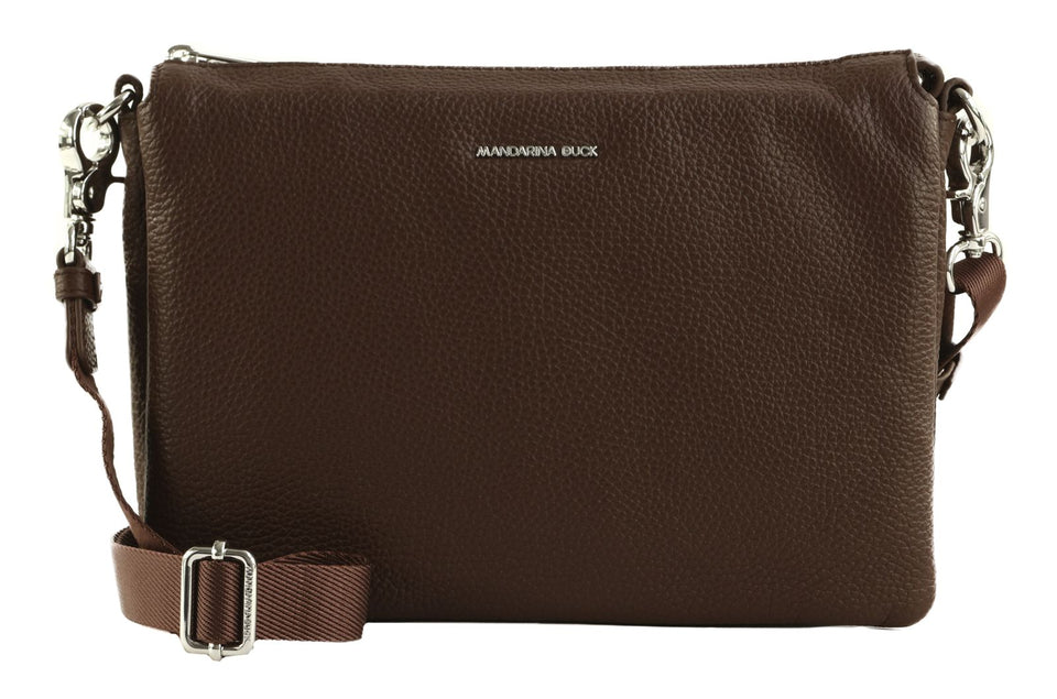 תיק צד Mandarina Duck Mellow Leather FZT12 בצבע Espresso | P10FZT12B01 | תמונה 1