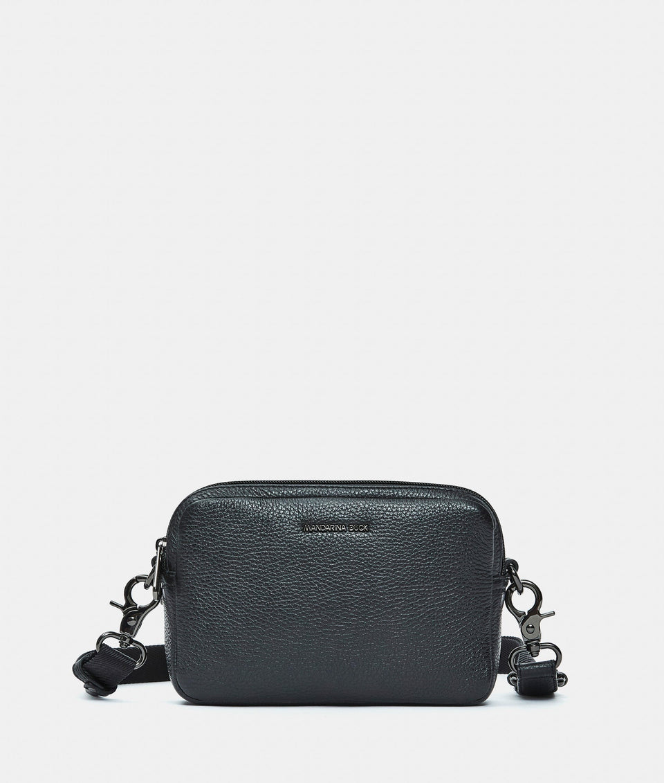 תיק צד Mandarina Duck Mellow Leather FZT13 בצבע שחור | P10FZT13001 | תמונה 1