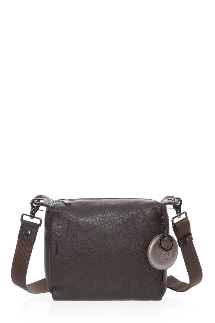 תיק צד Mandarina Duck Mellow Leather FZT52 בצבע אפור כהה | P10FZT5226R | תמונה 1