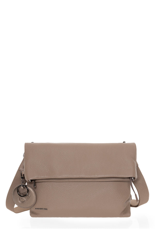תיק צד Mandarina Duck Mellow Leather FZT68 בצבע אפור חום