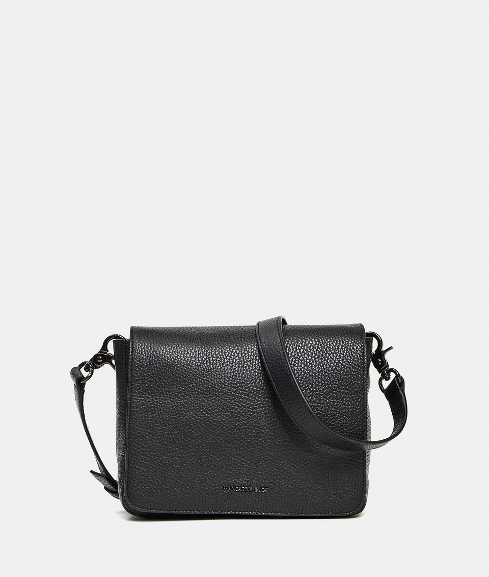 תיק צד Mandarina Duck Mellow Leather FZT69 בצבע שחור | P10FZT69001 | תמונה 1