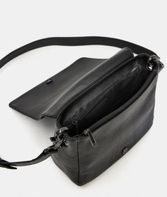 תיק צד Mandarina Duck Mellow Leather FZT69 בצבע שחור | P10FZT69001 | תמונה 4