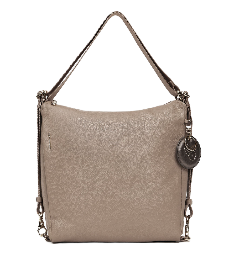 תיק כתף וגב Mandarina Duck Mellow Leather FZT72 בצבע טאופ חם | P10FZT72A28 | תמונה 1