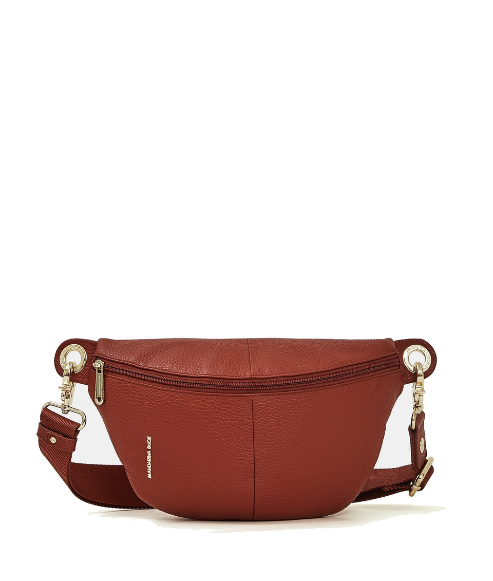 פאוץ׳ Mandarina Duck Mellow Leather FZT73 בצבע הוואנה | P10FZT73209 | תמונה 1