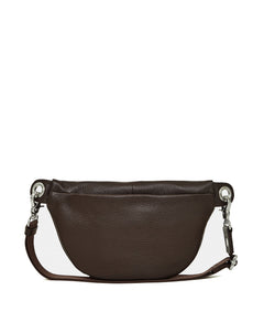 פאוץ׳ Mandarina Duck Mellow Leather FZT73 בצבע אספרסו | P10FZT73B01 | תמונה 3
