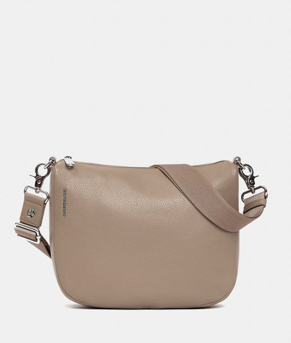 תיק כתף Mandarina Duck Mellow Leather FZT79 בצבע טאופ חם