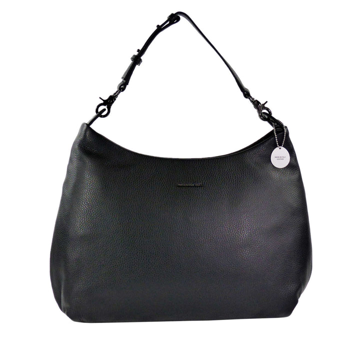 תיק כתף Mandarina Duck Mellow Leather Slouchy בצבע שחור | P10FZT80001 | תמונה 1
