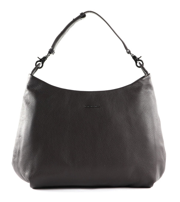 תיק כתף Mandarina Duck Mellow Leather FZT80 בצבע Mole