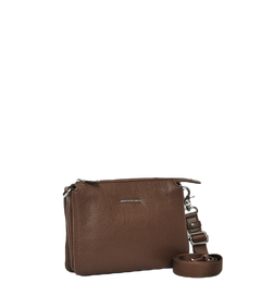 תיק צד Mandarina Duck Mellow Leather FZT82 בצבע חום שוקולד | P10FZT8206M | תמונה 2