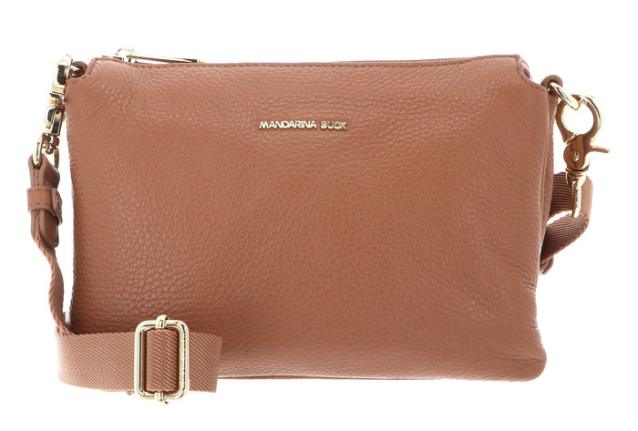 תיק צד Mandarina Duck Mellow Leather FZT82 בצבע Pecan Nut | P10FZT82A82 | תמונה 1
