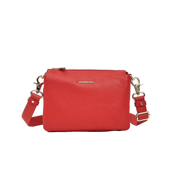 תיק צד Mandarina Duck Mellow Leather FZT82 בצבע Diva