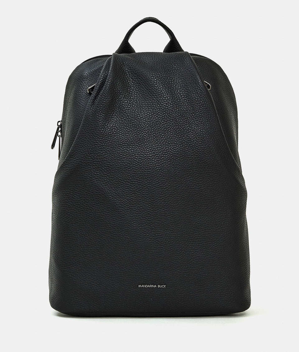 תיק גב Mandarina Duck Mellow Leather FZTA7 בצבע שחור | P10FZTA7001 | תמונה 1