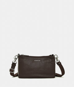 תיק צד Mandarina Duck Mellow Leather FZTA8 בצבע אספרסו | P10FZTA8B01 | תמונה 1