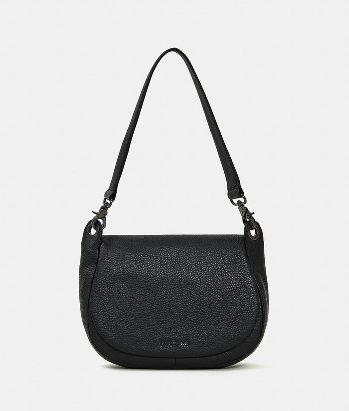 תיק צד Mandarina Duck Mellow Leather FZTA9 בצבע שחור | P10FZTA9001 | תמונה 1