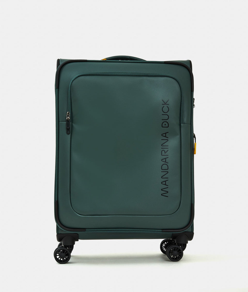 מזוודה בינונית מתרחבת Mandarina Duck Eco Coated OSV03 בצבע ירוק כהה | P10OSV0316Q | תמונה 1