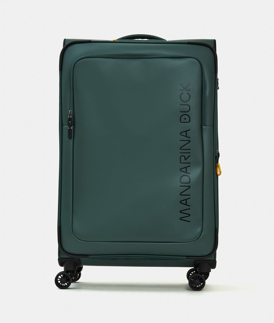 מזוודה גדולה מתרחבת Mandarina Duck Eco Coated OSV04 בצבע ירוק כהה | P10OSV0416Q | תמונה 1