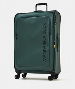 מזוודה גדולה מתרחבת Mandarina Duck Eco Coated OSV04 בצבע ירוק כהה | P10OSV0416Q | תמונה 2