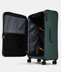 מזוודה גדולה מתרחבת Mandarina Duck Eco Coated OSV04 בצבע ירוק כהה | P10OSV0416Q | תמונה 4
