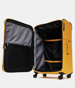 מזוודה גדולה במיוחד מתרחבת Mandarina Duck Eco Coated OSV05 בצבע צהוב | P10OSV0505J | תמונה 4