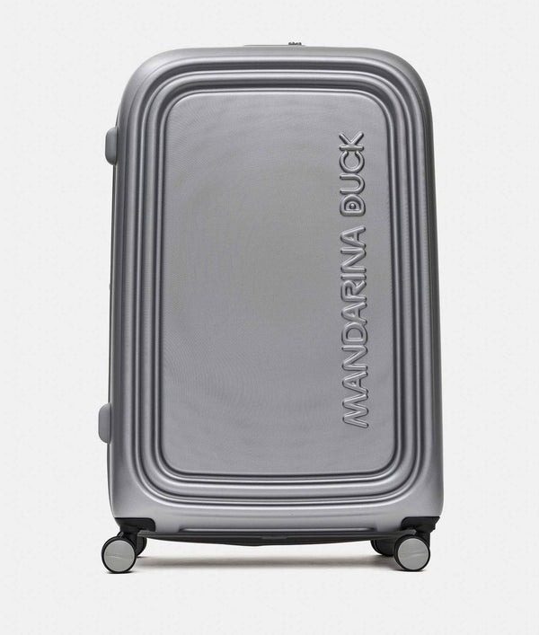 מזוודה גדולה במיוחד מתרחבת Mandarina Duck Logoduck+ SZV35 בצבע כסוף | P10SZV35466 | תמונה 1