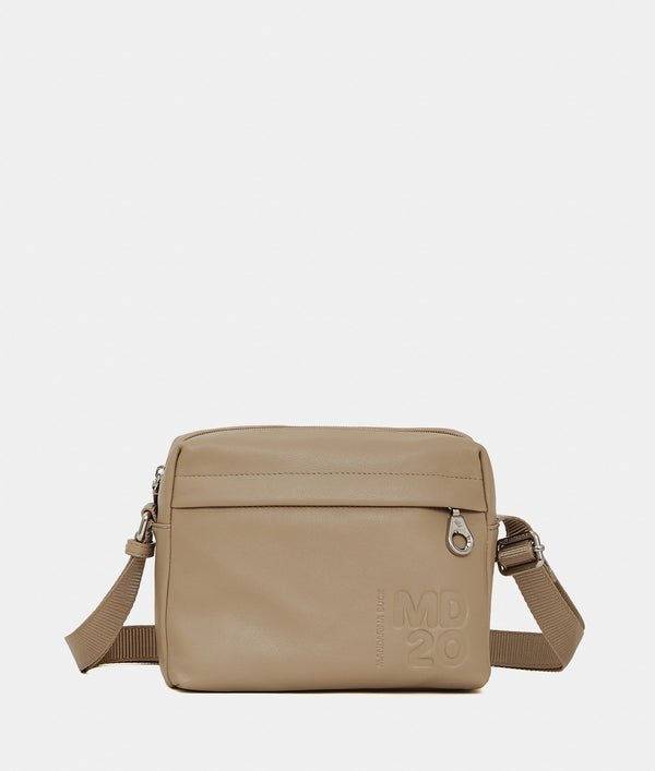 תיק צד Mandarina Duck MD20 Leather TKT34 בצבע טאופ חם