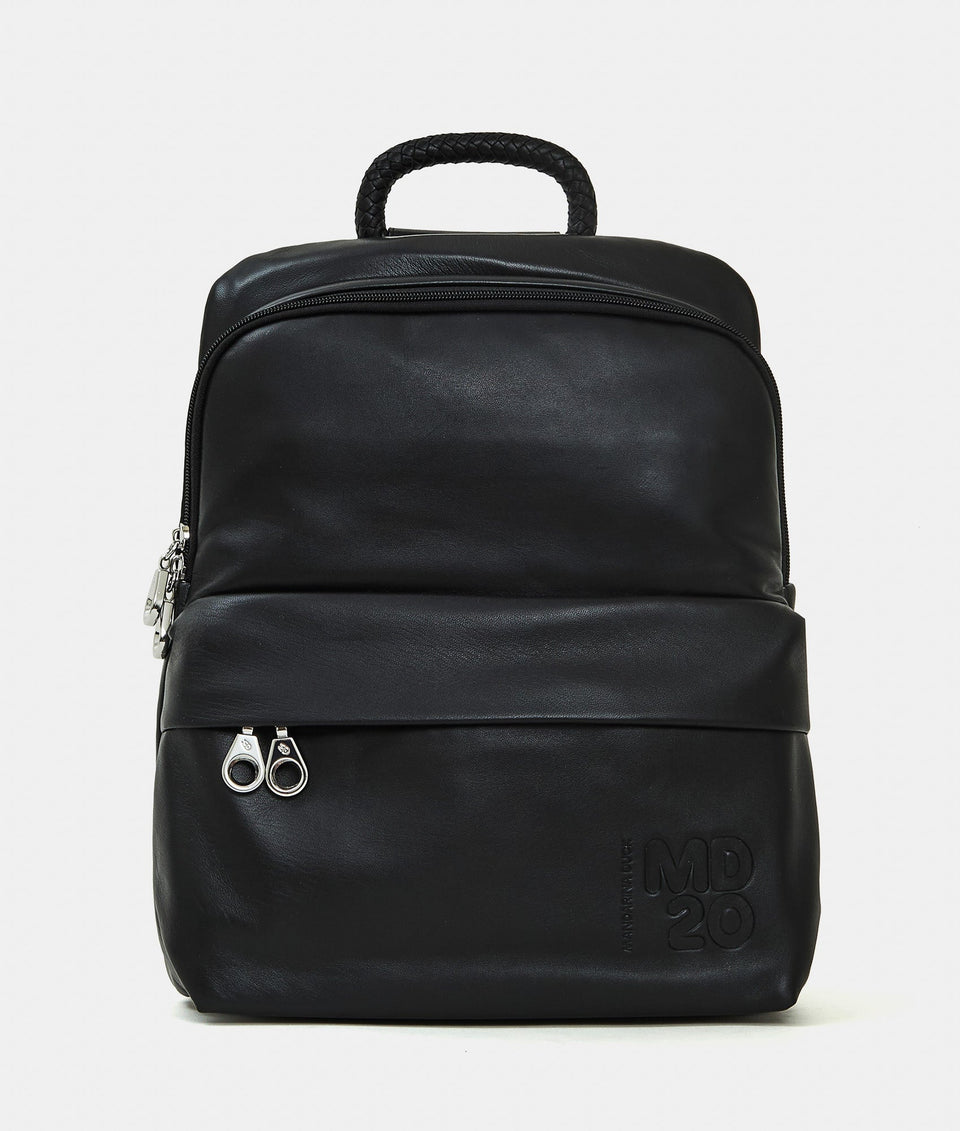 תיק גב Mandarina Duck MD20 Leather TKTZ4 בצבע שחור | P10TKTZ4001 | תמונה 1